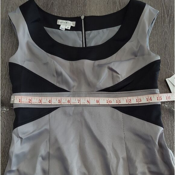 NEW London Style Black Gray Formal Business Dress 8 - Picture 8 of 9